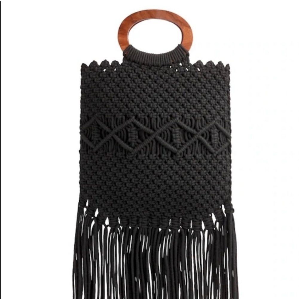 Like New Danielle Nicole Macramé Bag